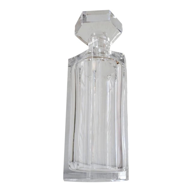 Kosta Swedish Art Deco Crystal Art Glass Decanter For Sale