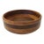 Primitive Artisan Hand Turned Dough Wood Bowl For Sale