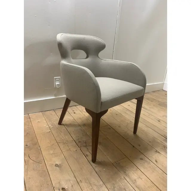 Modern Attributed to Brueton Comfy Side Chair For Sale - Image 3 of 5