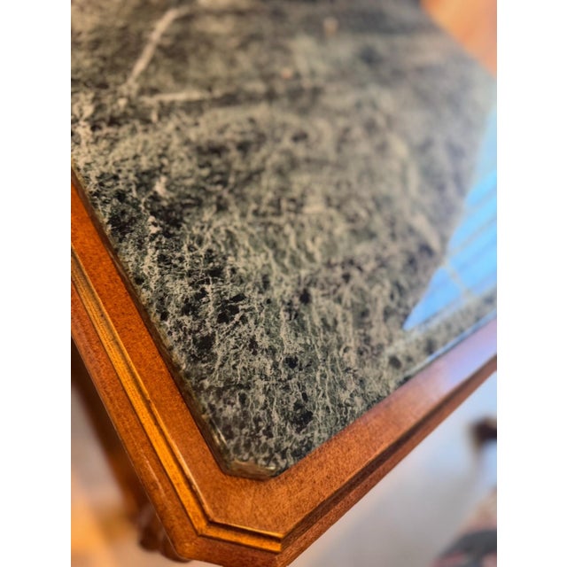 Stone 1990s Italian Galimberti Lino Neoclassical Revival Swan Marble Top 3p Coffee Table Set For Sale - Image 7 of 8