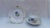 Vintage Porcelain Coffee & Tea Trio Set with Hand-Painted Blue Anemone from Meissen , 1970, Set of 3 For Sale - Image 10 of 10