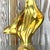 Vintage 1980s Abstract Brass Sculpture For Sale - Image 9 of 14