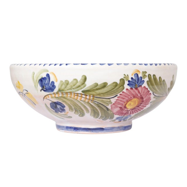 Off-white Spanish Talavera Bowls, Set of 7 For Sale - Image 8 of 11