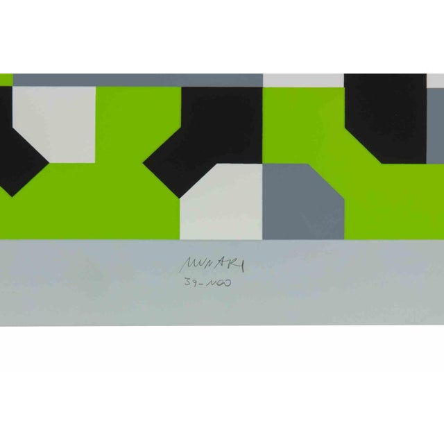 Screen print realized by Bruno Munari in 1991. Hand-signed and numbered in pencil. Edition of 100. Excellent condition....