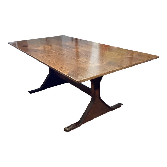 Vintage Wooden Table by Gianfranco Frattini for Bernini, 1960s For Sale