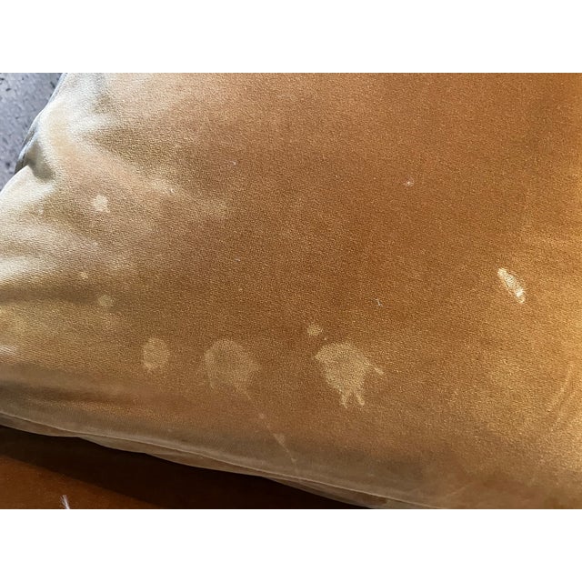 Traditional Roman Thomas (Palmer) Sofa / Rose Uniacke Java Cotton Velvet Gently Used Down Sofa For Sale - Image 3 of 12