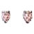 Murano 6 Pink/Rose Lattimo Glass Sconces - a Pair For Sale
