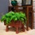 Brown Chinese Keyhole Spandrel Console Table, C. 1875 For Sale - Image 8 of 8
