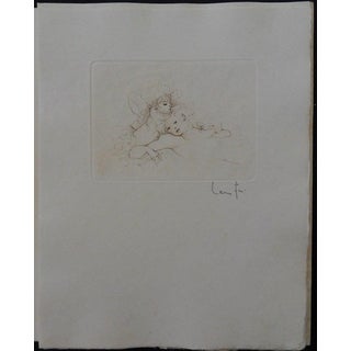 Léonor Fini, Jeunes femmes, Nude, Etching For Sale