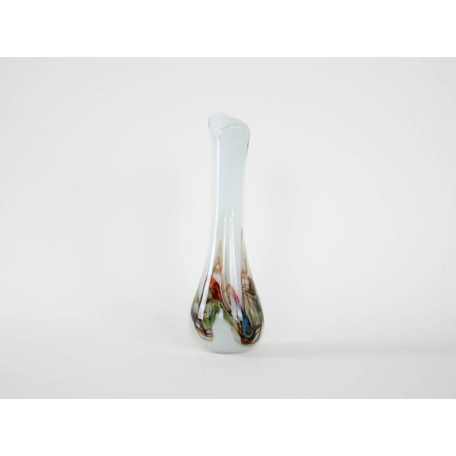 Vintage Danish Glass Vase, 1970s For Sale - Image 4 of 9