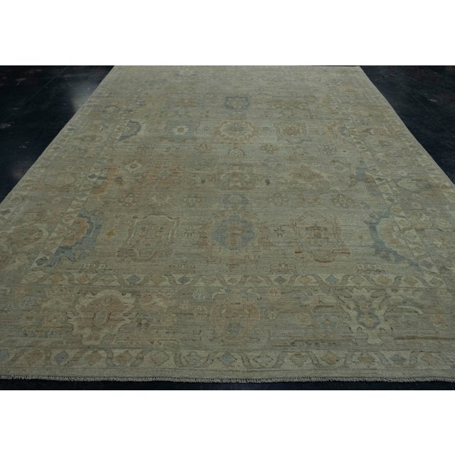 Turkish Oushak Rug 9'2" x 11'11" #17652 Explore a curated collection of hallway runners, wool rugs, and handmade...