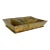 American Primitive Mustard Color Divided Cutlery Tray For Sale
