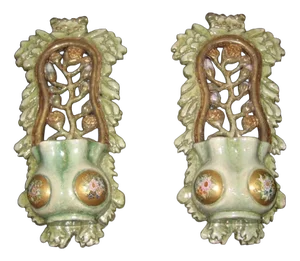 Holy Water Stoups by Pietro Melandri, 1940s, Set of 2