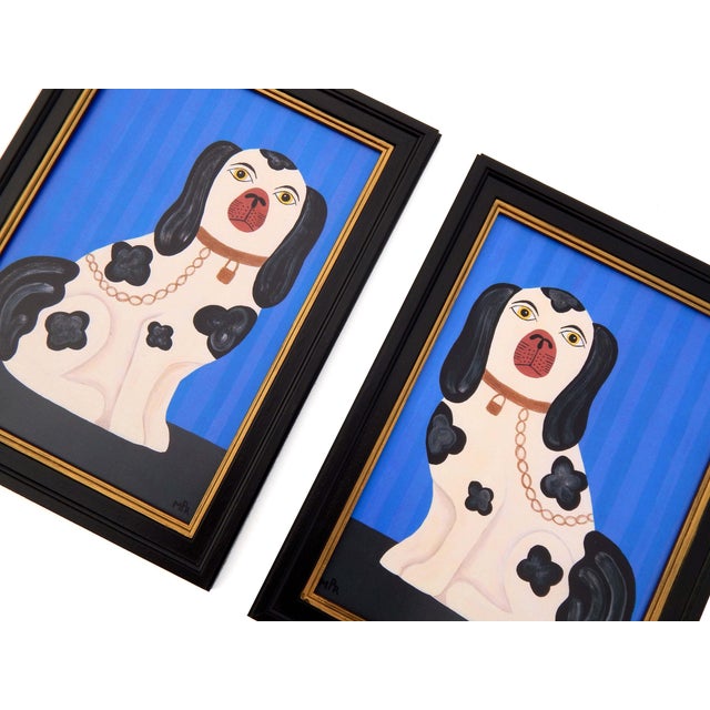 This charming pair of fine art prints by British artist Matt Rix captures the timeless appeal of traditional English folk...