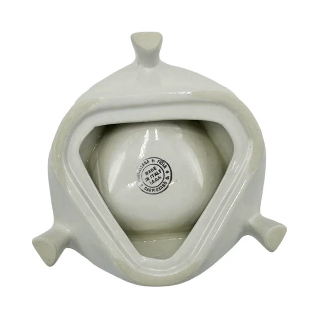 Vintage Campari Italy Dal 1860 Ashtray Ceramic Mid-Century 1960s For Sale In Washington DC - Image 6 of 12