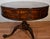 1900s Vanleigh Co. Ny English Chippendale Mahogany & Leather Top Round Center Table / Hall Table For Sale - Image 10 of 17