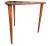 Pair of 1960s Danish Modern Teak Triangle End Tables With Black Laminate For Sale - Image 10 of 13