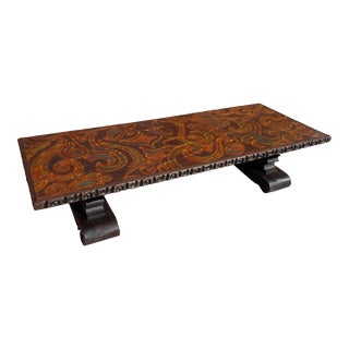 1960s Witco Tiki Jungle Room Coffee Table For Sale