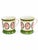 Bottle Green Antique German Floral Mugs With Pink Roses and Green Bands — Pair For Sale - Image 8 of 8