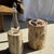Multicoloured Petrified Wood Side Table For Sale - Image 4 of 16