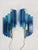 Blue Glass Wall Lamps in Blue Colour by Svend Aage Holm Sorensen for Hazel & Teudt, 1960s, Set of 2 For Sale - Image 8 of 9