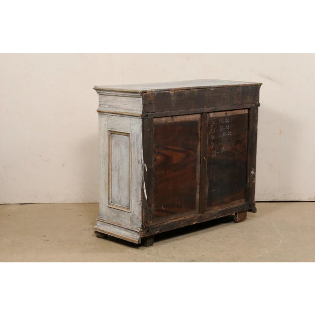 Wood 18th Century English Hand-Carved Buffet Cabinet For Sale - Image 7 of 12
