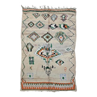 Authentic Vintage Boujad Rug - 8.9 X 5.8 Ft For Sale