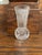Fostoria Clear Flower Bud Vase stands 4.75" Lead Crystal with lots of facets at base that beautifully reflect light