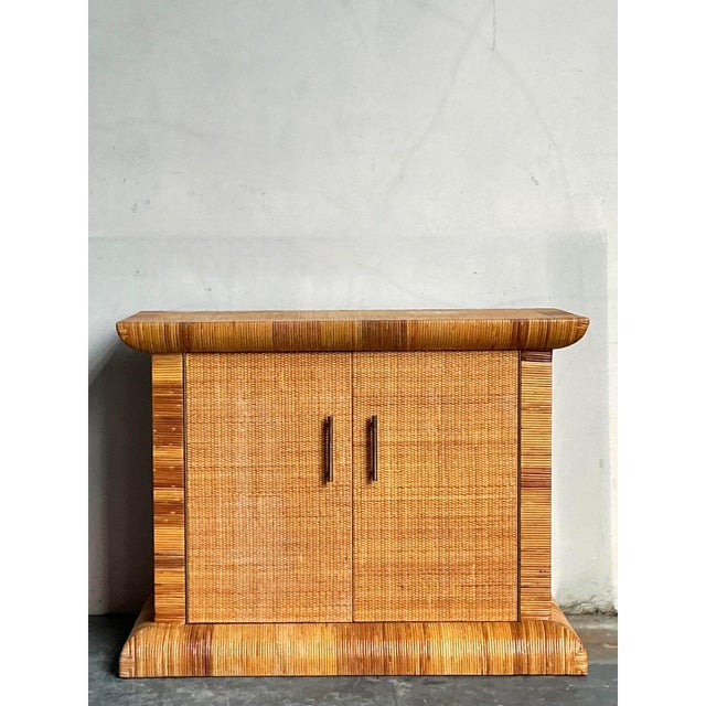 This distinctive cabinet, attributed to the quality craftsmanship of Bielecky Brothers, is a sculptural masterpiece of...