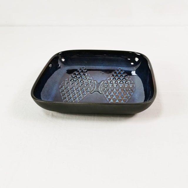 Ceramic Large Ceramic Bowl by Einar Johansen for Soholm, Denmark, 1960s For Sale - Image 7 of 14
