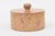 This lovely vintage 1950's soapstone box has wonderful tonal range of colors. The colors are mottled aray of pink, orange...