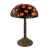Table lamp in Tiffany style. Orange tree. Probably Bohemia. Glass, copper plated and bronze. Through base as a root system...