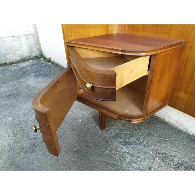 Vintage Wooden Headboard, 1960s For Sale - Image 6 of 18