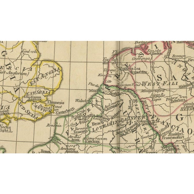 Early 19th Century Antique Map of Europe Roman to Medieval Transition from Danville, 1818 For Sale - Image 5 of 11