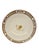 Mid-Century Gold Imari 8.5” Hand Painted Japanese Floral Rickshaw Porcelain Bowl For Sale - Image 9 of 12
