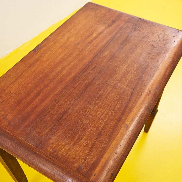 Small Console Table with Wood Columns For Sale - Image 5 of 9