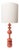Pamela GM Table Lamp in Beech with Lacquer and Aj Linen by Popus Editions For Sale