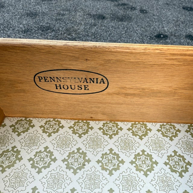 Vintage Pennsylvania House Rustic Traditional Solid Maple Tiered 1 Drawer Nightstands - A Pair For Sale In Philadelphia - Image 6 of 17