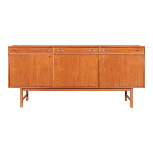 Scandinavian Modern Teak Credenza by Tage Olofsson for Ulferts Mobler, 1960s For Sale