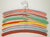 Mid-Century Modern Vintage Cottagecore Style Crochet Hangers, Set of 6 For Sale - Image 3 of 11