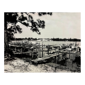 1964 Florida Fishing Docks Photograph