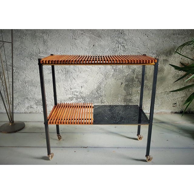 Danish Teak Bar Wagon, 1950s For Sale - Image 13 of 18