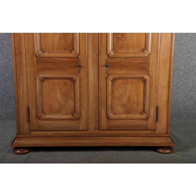 Antique Biedermeier Cabinet in Walnut, 1800 For Sale - Image 9 of 18