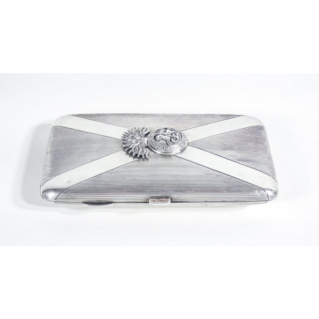 Sterling Silver Cigarette Case, 1918 For Sale - Image 15 of 18