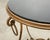 Rene Drouet Style Gilded Iron Granite Top Center Table For Sale In Sacramento - Image 6 of 15