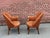 Wood Petite Art Deco Channel Back Shell Chairs, Pair For Sale - Image 7 of 13
