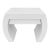 Mid-Century Post Modern Side or Bedside Table With Plaster Finish For Sale