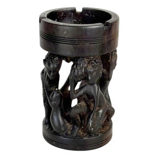 Wooden Ashtray, France, 1950s For Sale