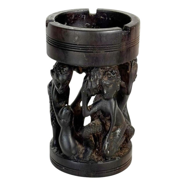 Wooden Ashtray, France, 1950s For Sale