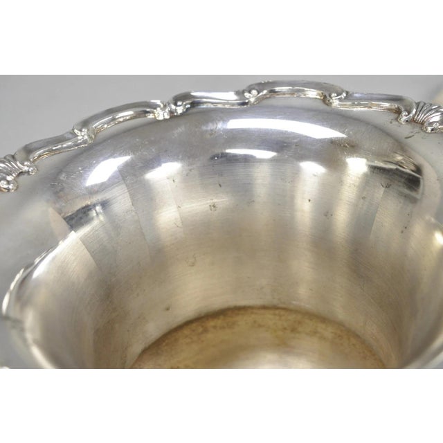 Vintage Towle Silver Plated Trophy Cup Urn Champagne Chiller Bar Ice Bucket For Sale - Image 18 of 18